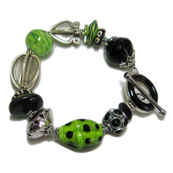 picture of Lime & Black bracelet