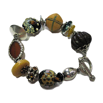 picture of Black & Amber bracelet