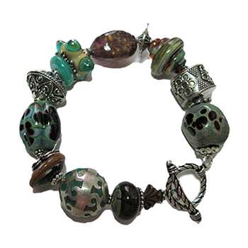 picture of Turquoise & Brown bracelet