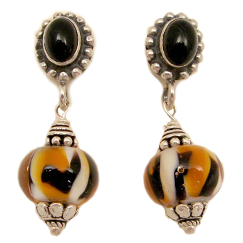 Picture of Tiger Print earrings
